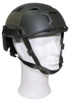 Шлем десантника США из АБС-пластика "FAST", крепления, оливковый