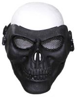  Защитная маска "Череп", цвет черный, декоративная