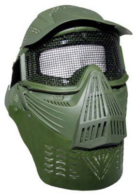 Защитный шлем для пейнтбола, оливковый ― BUNDES.WARVAR.RU - недорогая военная одежда и снаряжение бундесвер из Германии