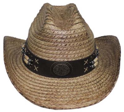 Купить Max-Fuchs Соломенная шляпа с украшением "Аризона", коричневая