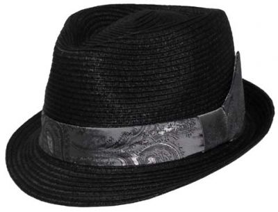 Купить Max-Fuchs Соломенная шляпа, один размер, черная