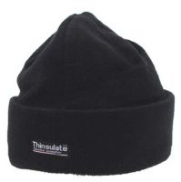 Флисовая шапка с утеплителем Thinsulate, черная