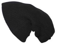 Вязаная шапка ”BEANIE”, цвет: черный, длинная