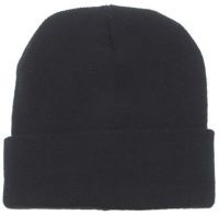 Шерстяная шапка Knitted hat, черная