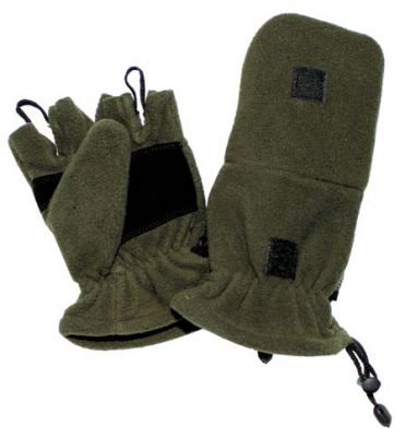 Купить Max-Fuchs Флисовые перчатки/рукавицы, оливковые