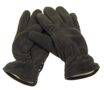 Купить Max-Fuchs Флисовые перчатки, с утеплителем Thinsulate, OD green
