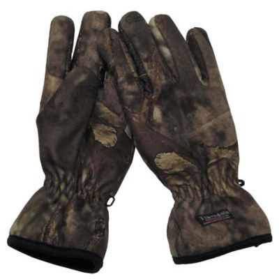 Купить Max-Fuchs Полярные флисовые перчатки, с подкладкой Thinsulate, hunter- brown