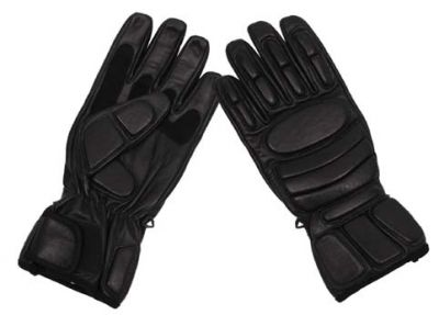 Купить Max-Fuchs Кожаные перчатки, с мягкими вставками, длинные, черные