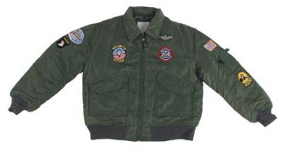 Купить Max-Fuchs US детская куртка pilot jacket CWU, зелёная