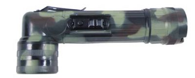 Купить Max-Fuchs Армейский угловой фонарь со сменными светофильтрами, камуфляж woodland, 205 мм