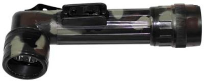 Купить Max-Fuchs Армейский угловой фонарь 4 светодиода, камуфляж woodland, 170 мм