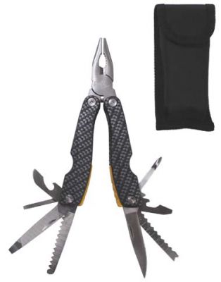 Купить Max-Fuchs Инструмент многофункциональный с карбоновой ручкой, включающий плоскогубцы и различные ножи