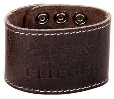 Купить Max-Fuchs Кожаный браслет "FLIEGER", ширина 5 см, коричневый