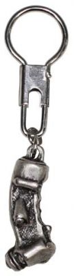 Купить Max-Fuchs Брелок для ключей "ручка управления", цвет: серебряный