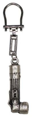 Купить Max-Fuchs Брелок для ключей "фонарь", цвет: серебряный