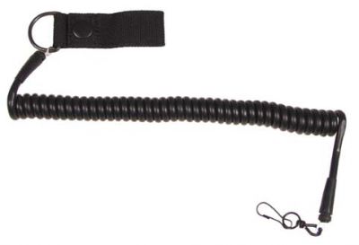 Купить Max-Fuchs Страховочный пистолетный шнур с карабином "Security", черный