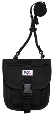 Купить Max-Fuchs Нагрудная сумка с карманом для мобильного телефона, 16 х 14 см, черная