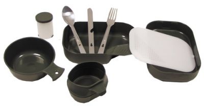 Купить Max-Fuchs Набор пластиковой посуды OD green