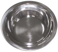 Тарелка из нержавеющей стали, диаметр 21 см, высота 2,4 см 