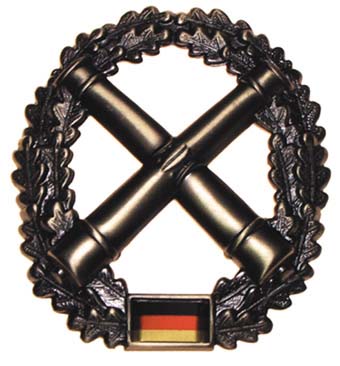 Купить Max-Fuchs Нашивка на армейский берет бундесвер BW, "Artillerie"