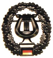 Нашивка на армейский берет бундесвер BW, "Musikkorps"