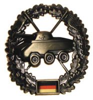 Нашивка на армейский берет бундесвер BW, "Panzeraufklärer"
