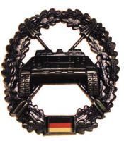 Нашивка на армейский берет бундесвер BW, "Panzerjägertruppe"