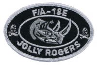 Нашивка "VF-103 JOLLY ROGERS" размер 9 x 6 см