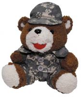 Медвежонок Тедди в камуфляжном костюме ACUPAT, 22 см