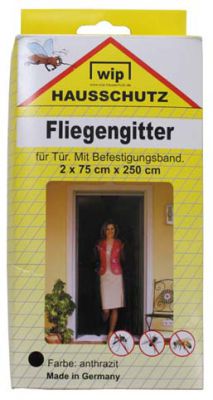 Купить Max-Fuchs Противомоскитная сетка "Wip" для двери, 2 x 75x250 см, черная