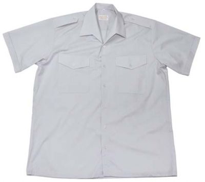 Купить Max-Fuchs Служебная рубашка Австрия, серая, короткий рукав, погоны