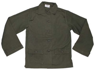 Купить Max-Fuchs Полевая рубашка США, ткань Rip Stop, оливковый, женская, размер 10, с хранения