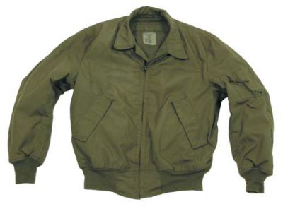 Купить Армейская лётная куртка flight jacket США, цвет - оливковый