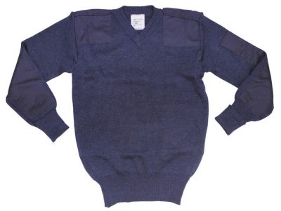 Купить Max-Fuchs Британский оригинальный свитер с V-образным вырезом, сине-серый