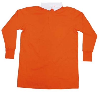 Купить Max-Fuchs Футболка с длинными рукавами для регби с кнопками Британия, оранжевый