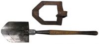 Складная лопата с деревянной ручкой США, оригинал 1944-45 гг.