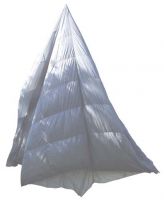 Армейский парашют для декорации 7,7 x 3,5 м., серый (Б/У)