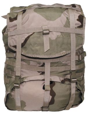 Купить Max-Fuchs Оригинальный рюкзак США  "Molle II light" с рамой из пластика, камуфляж 3-color desert