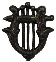Металлический значок "Музыкальные войска" Чехия/Словакия, бронза, с хранения